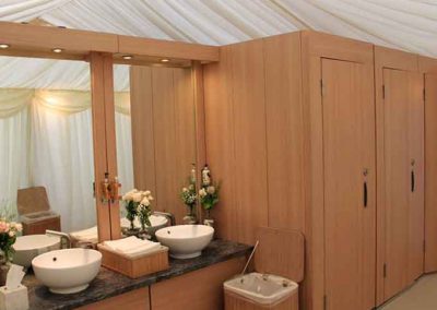 Image of indoor flexi loo for marquee